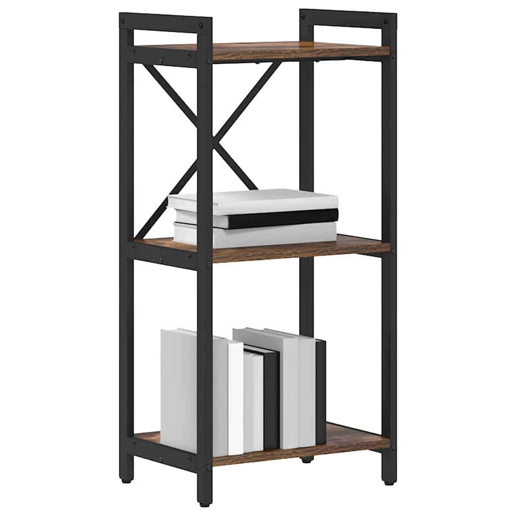 Bücherregal Räuchereiche 40 x 30 x 83 cm Holzwerkstoff