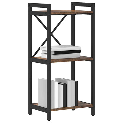 Bücherregal Räuchereiche 40 x 30 x 83 cm Holzwerkstoff