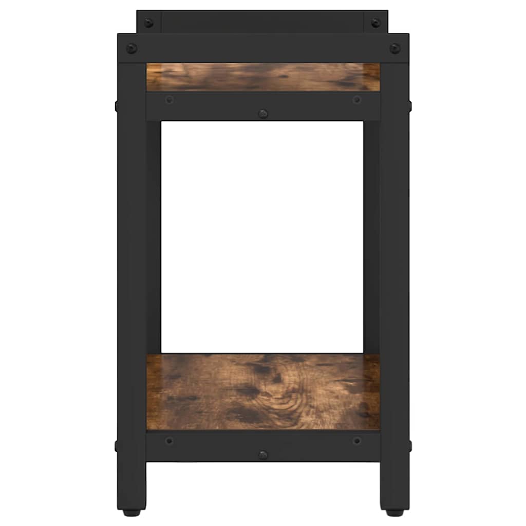 Bücherregal Räuchereiche 40 x 30 x 48,5 cm Holzwerkstoff