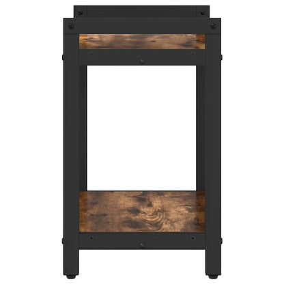 Bücherregal Räuchereiche 40 x 30 x 48,5 cm Holzwerkstoff