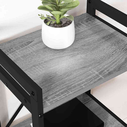 Bücherregal Grau Sonoma 40 x 30 x 48,5 cm Holzwerkstoff