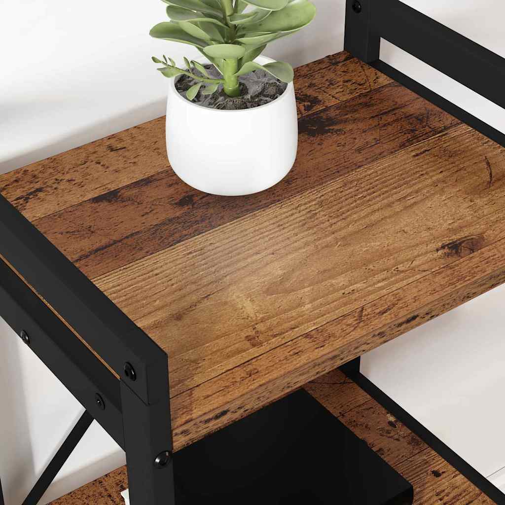 Bücherregal Altholz 40 x 30 x 48,5 cm Holzwerkstoff