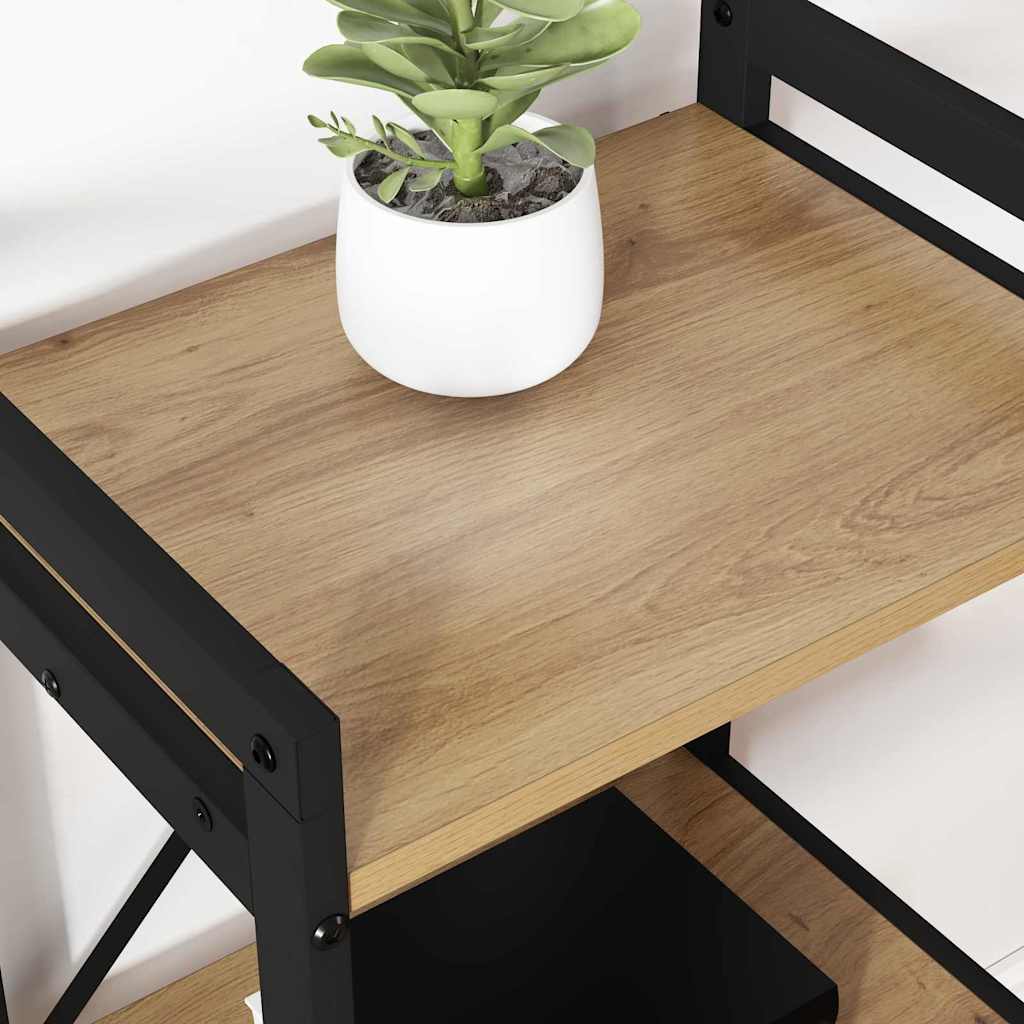 Bücherregal Artisan-Eiche 40 x 30 x 48,5 cm Holzwerkstoff