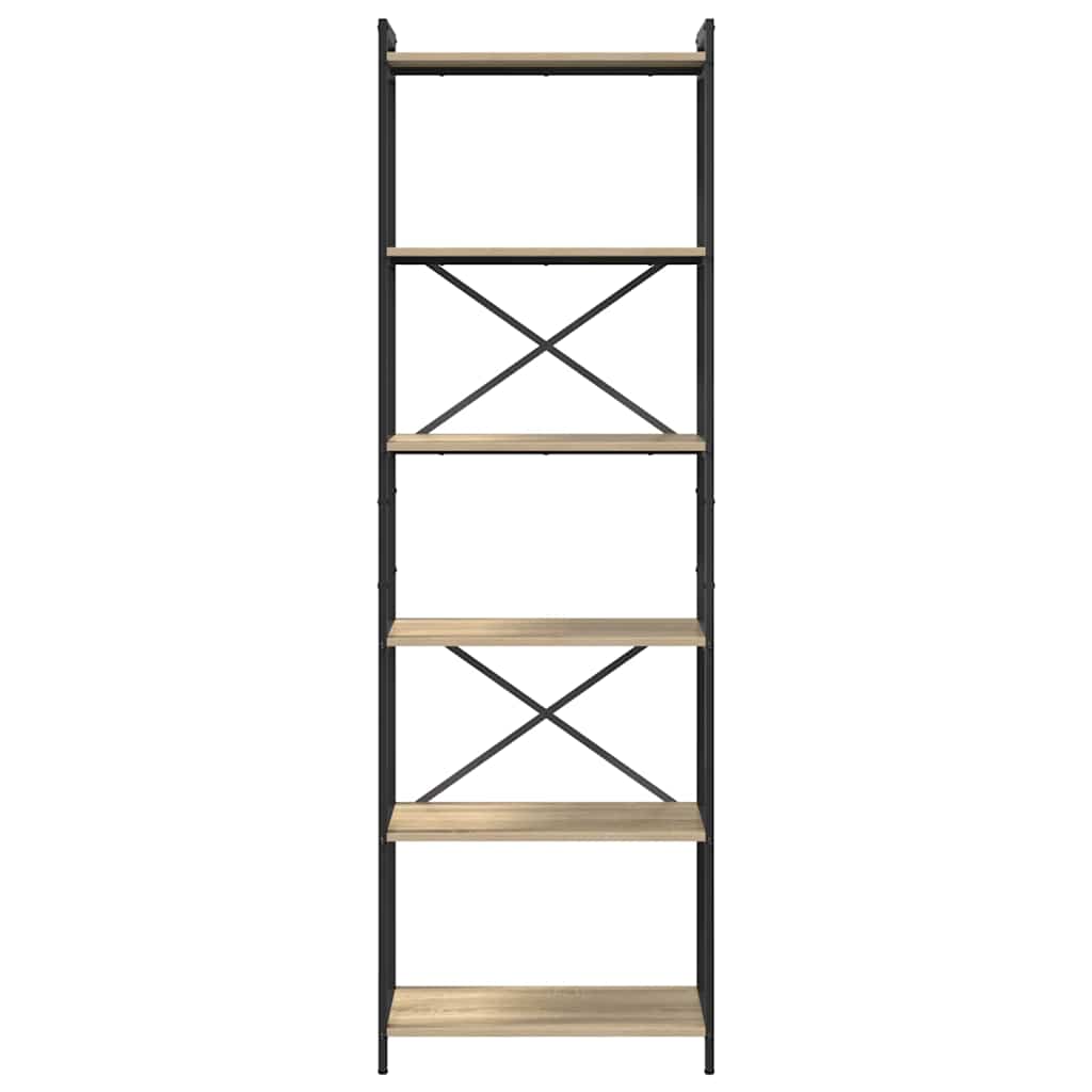 Bücherregal Sonoma-Eiche 60 x 30 x 188 cm Holzwerkstoff