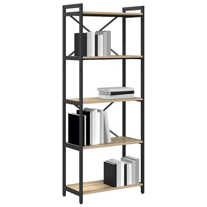 Bücherregal Sonoma-Eiche 60 x 30 x 153 cm Holzwerkstoff