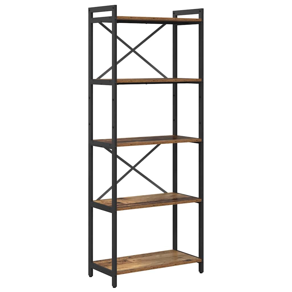 Bücherregal Altholz 60 x 30 x 153 cm Holzwerkstoff