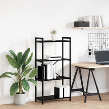 Bücherregal Schwarz Eichen-Optik 60 x 30 x 118 cm Holzwerkstoff