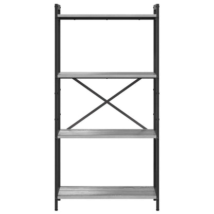 Bücherregal Grau Sonoma 60 x 30 x 118 cm Holzwerkstoff