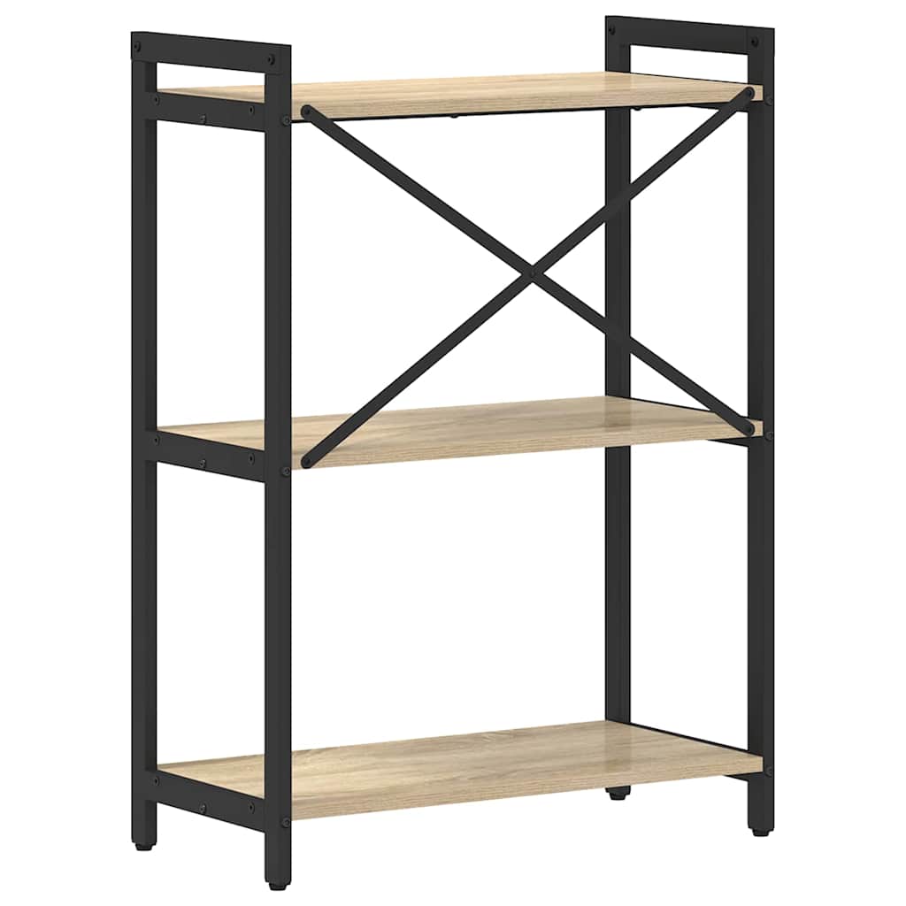 Bücherregal Sonoma-Eiche 60 x 30 x 83 cm Holzwerkstoff