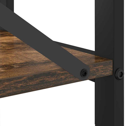 Bücherregal Räuchereiche 60 x 30 x 83 cm Holzwerkstoff