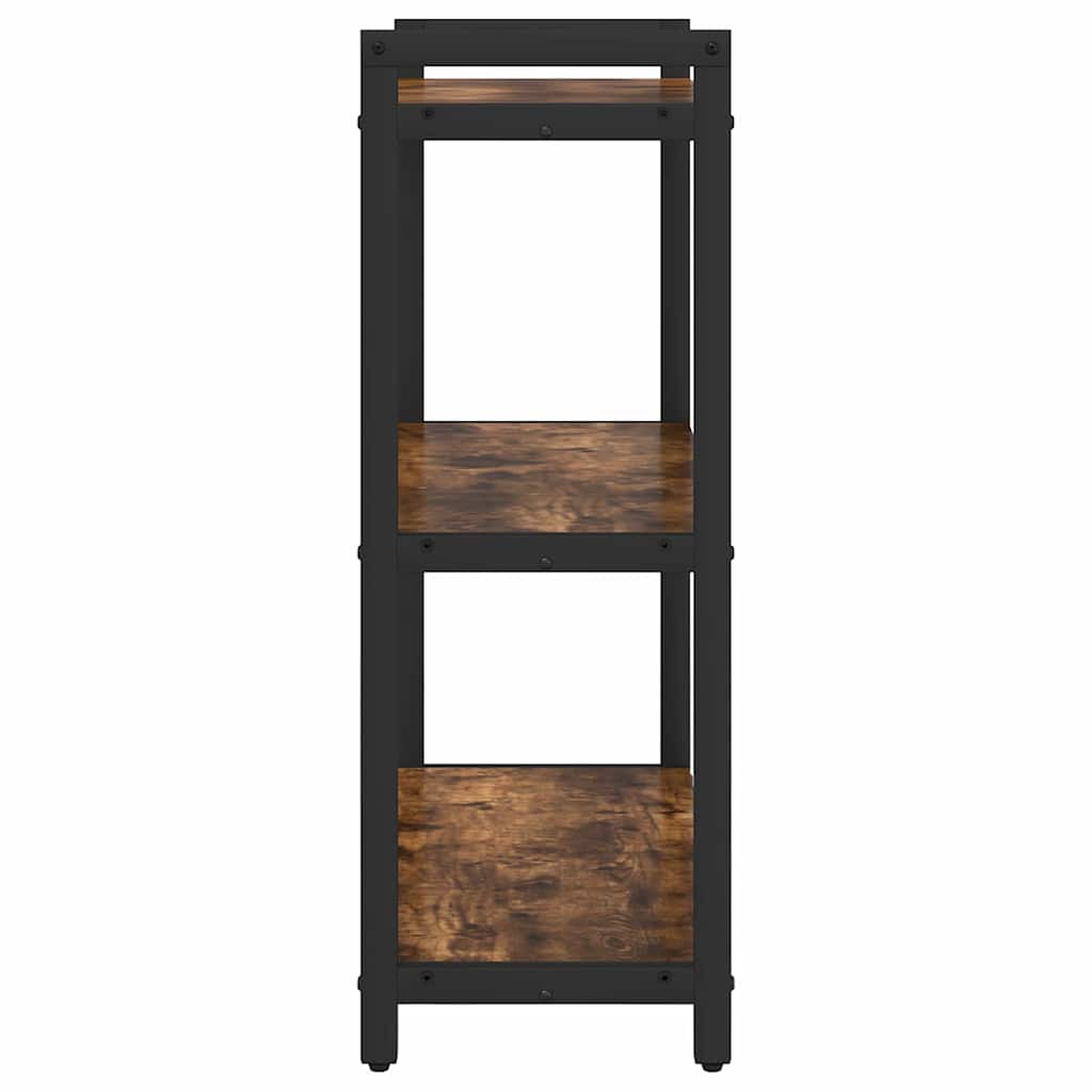 Bücherregal Räuchereiche 60 x 30 x 83 cm Holzwerkstoff