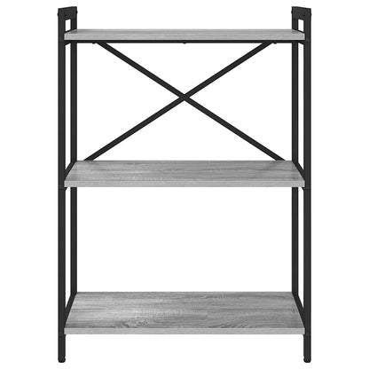 Bücherregal Grau Sonoma 60 x 30 x 83 cm Holzwerkstoff
