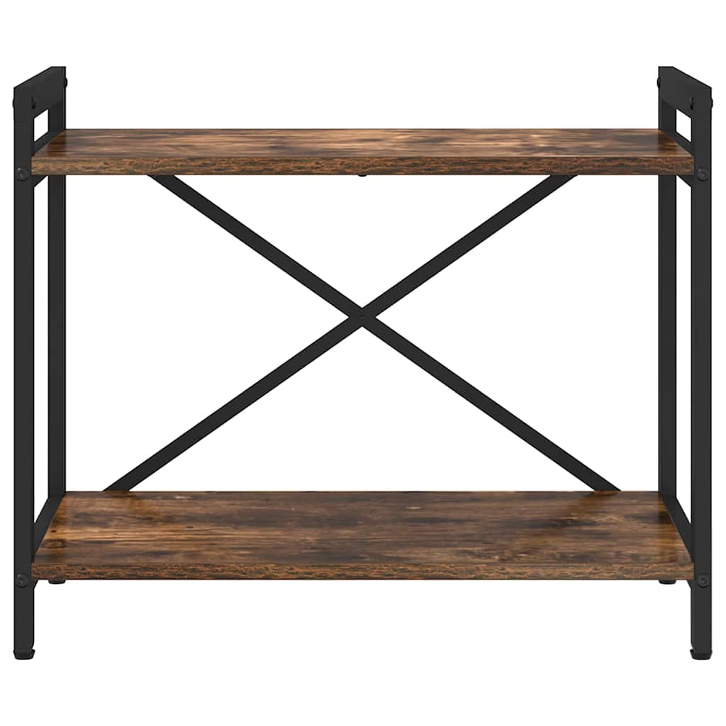 Bücherregal Räuchereiche 60 x 30 x 48,5 cm Holzwerkstoff