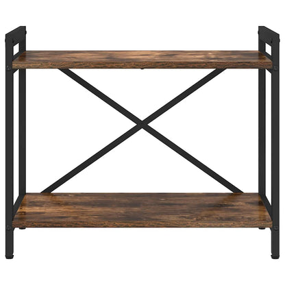 Bücherregal Räuchereiche 60 x 30 x 48,5 cm Holzwerkstoff