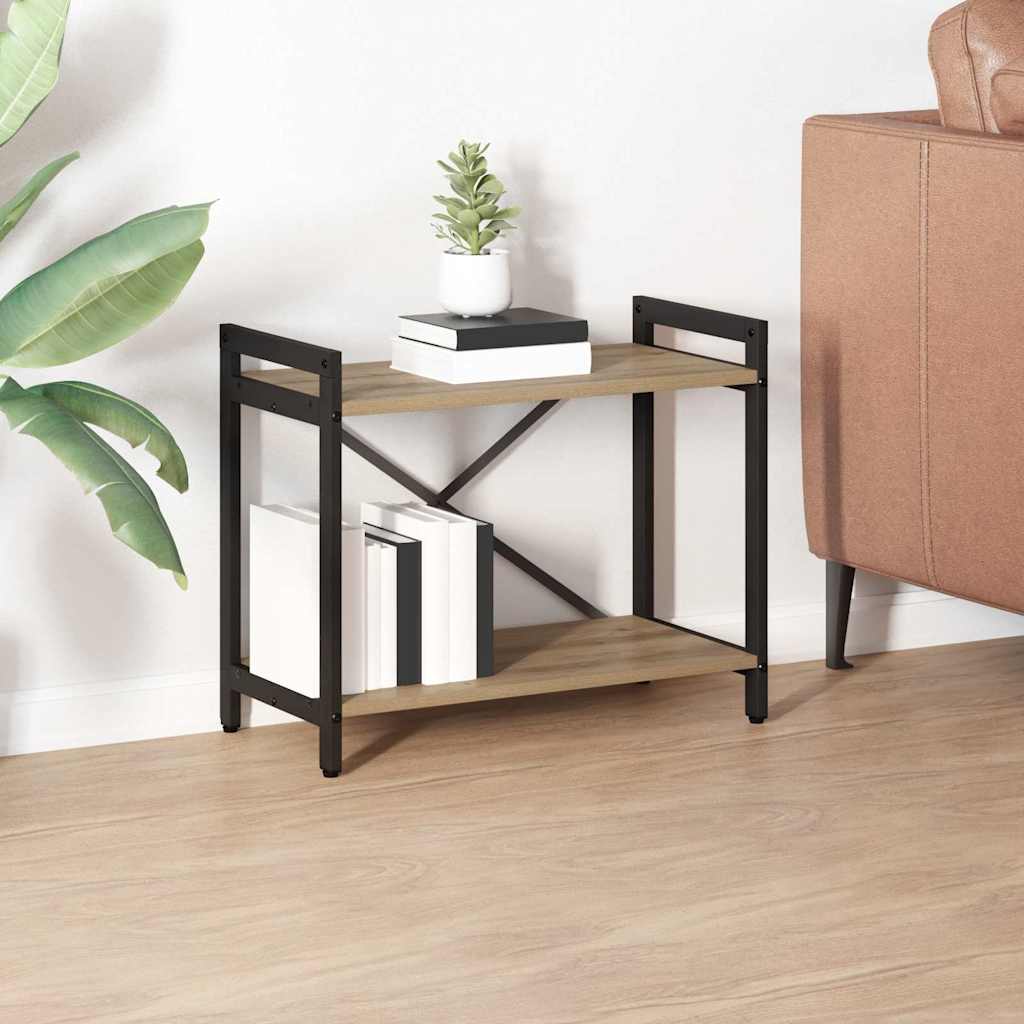 Bücherregal Artisan-Eiche 60 x 30 x 48,5 cm Holzwerkstoff