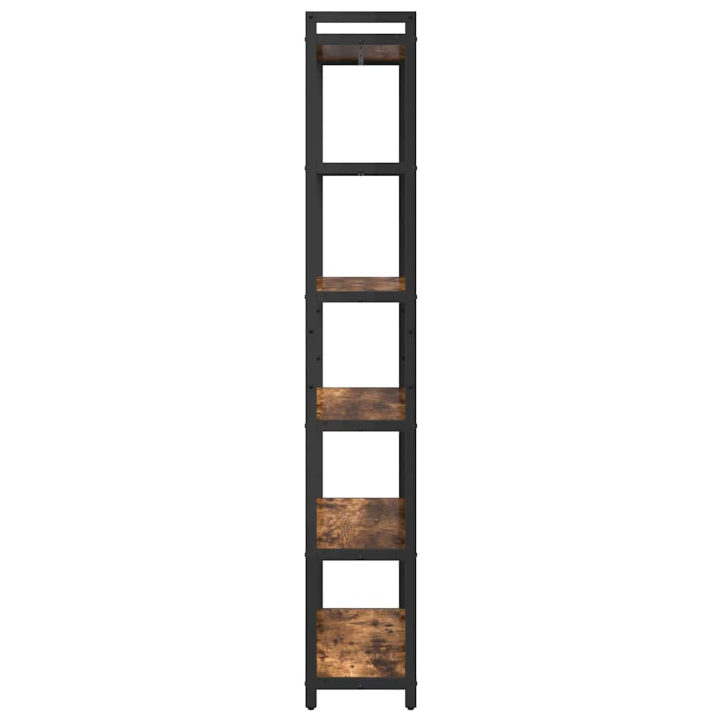 Bücherregal Räuchereiche 80 x 30 x 188 cm Holzwerkstoff