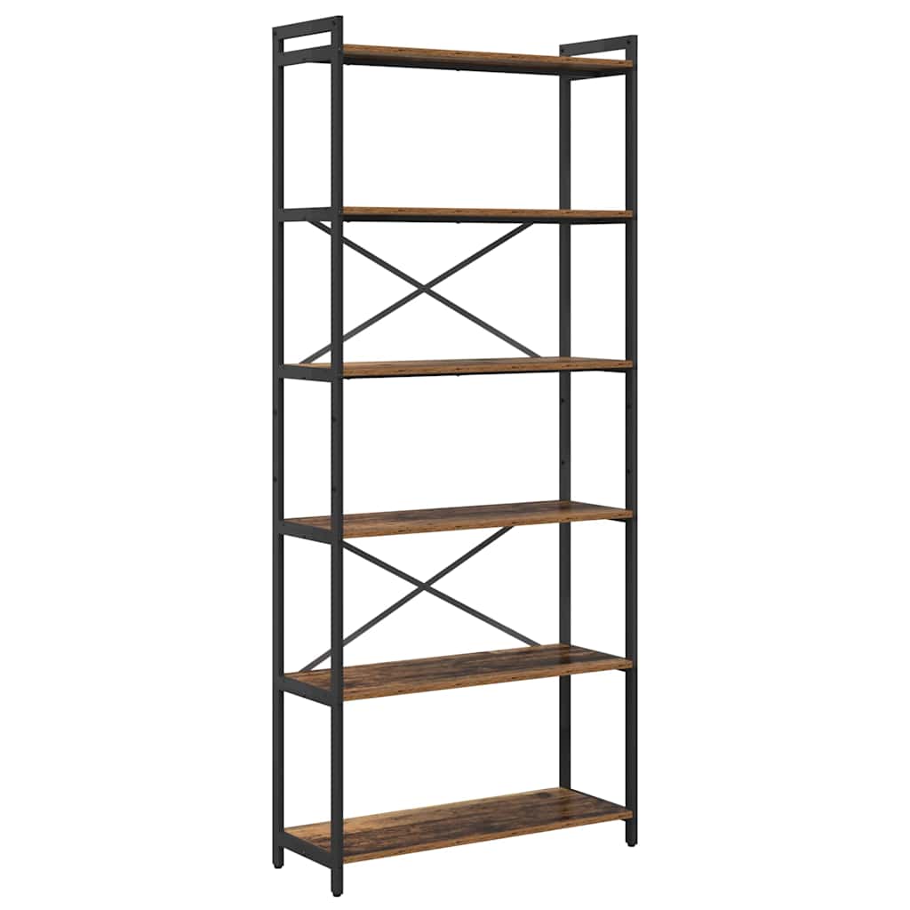 Bücherregal Altholz 80 x 30 x 188 cm Holzwerkstoff