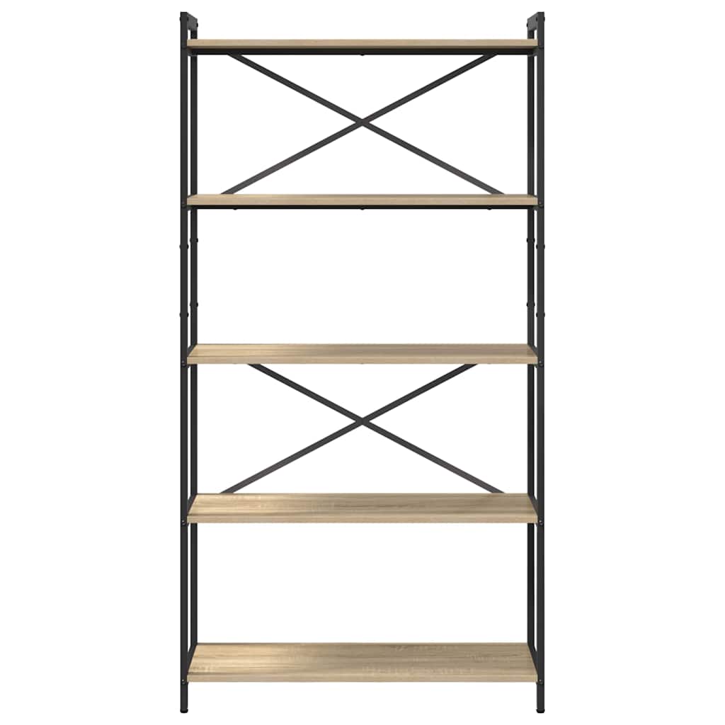 Bücherregal Sonoma-Eiche 80 x 30 x 153 cm Holzwerkstoff