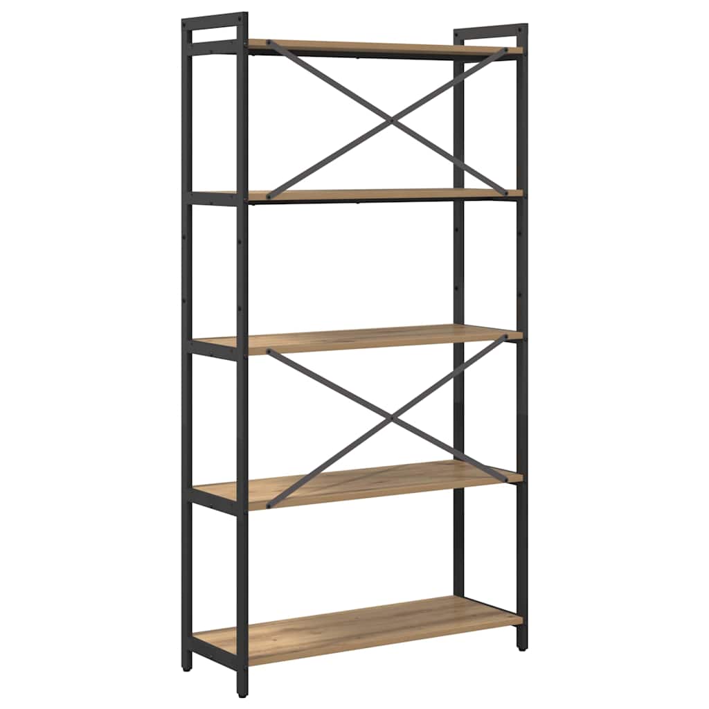 Bücherregal Artisan-Eiche 80 x 30 x 153 cm Holzwerkstoff