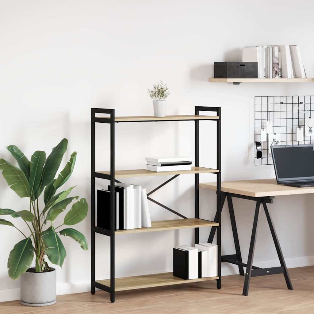 Bücherregal Sonoma-Eiche 80 x 30 x 118 cm Holzwerkstoff