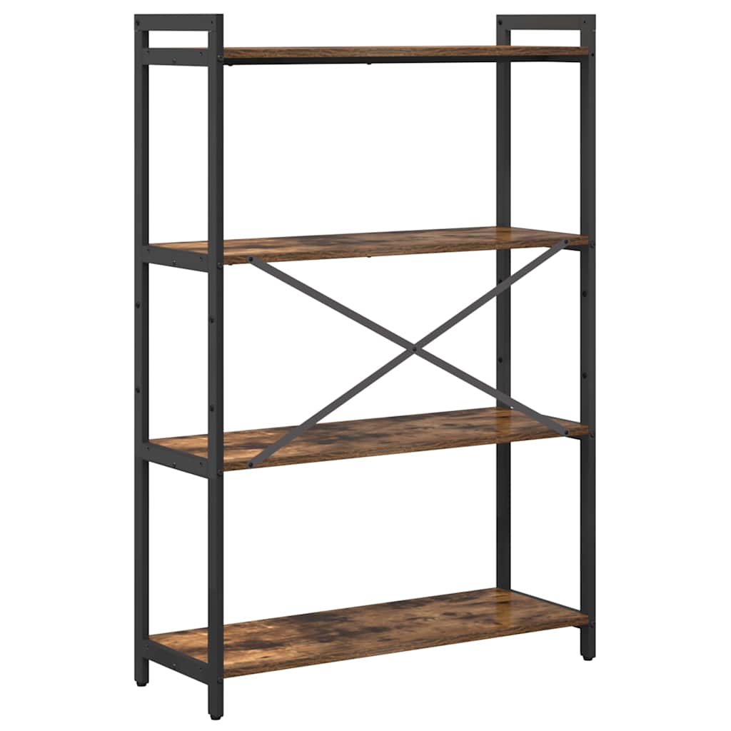 Bücherregal Räuchereiche 80 x 30 x 118 cm Holzwerkstoff