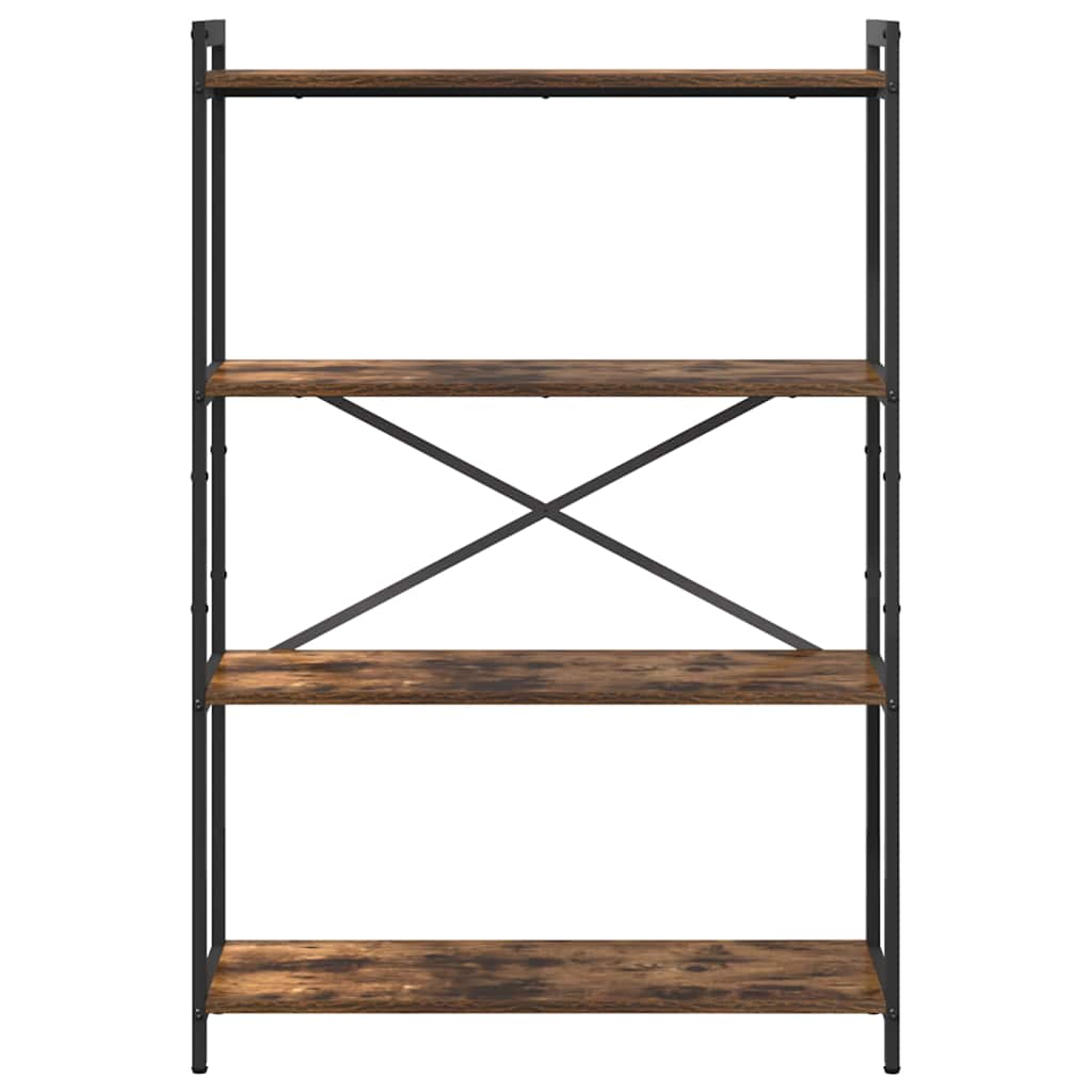 Bücherregal Räuchereiche 80 x 30 x 118 cm Holzwerkstoff