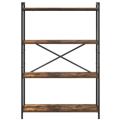 Bücherregal Räuchereiche 80 x 30 x 118 cm Holzwerkstoff