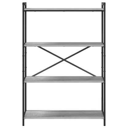 Bücherregal Grau Sonoma 80 x 30 x 118 cm Holzwerkstoff