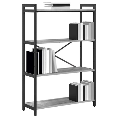 Bücherregal Grau Sonoma 80 x 30 x 118 cm Holzwerkstoff