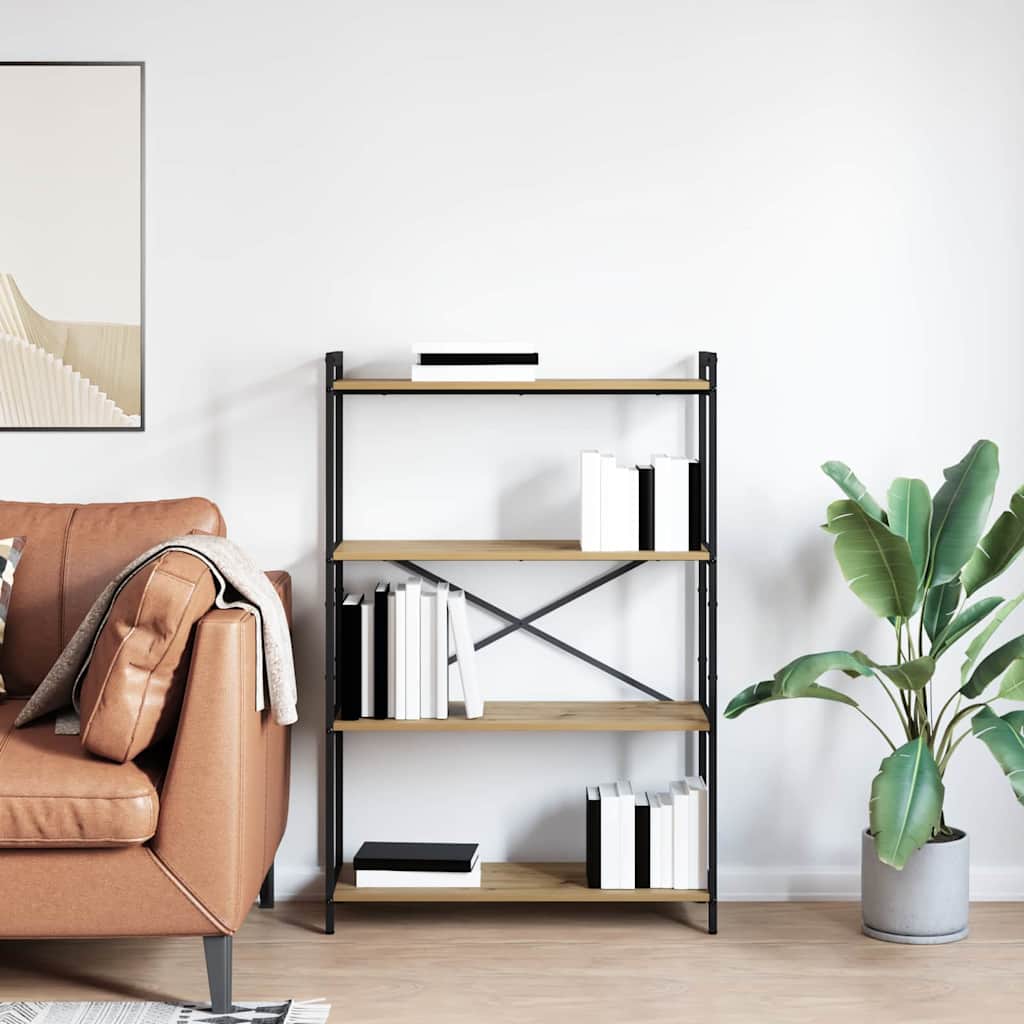 Bücherregal Artisan-Eiche 80 x 30 x 118 cm Holzwerkstoff