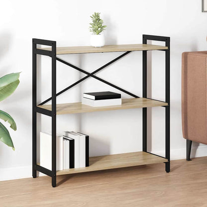 Bücherregal Sonoma-Eiche 80 x 30 x 83 cm Holzwerkstoff