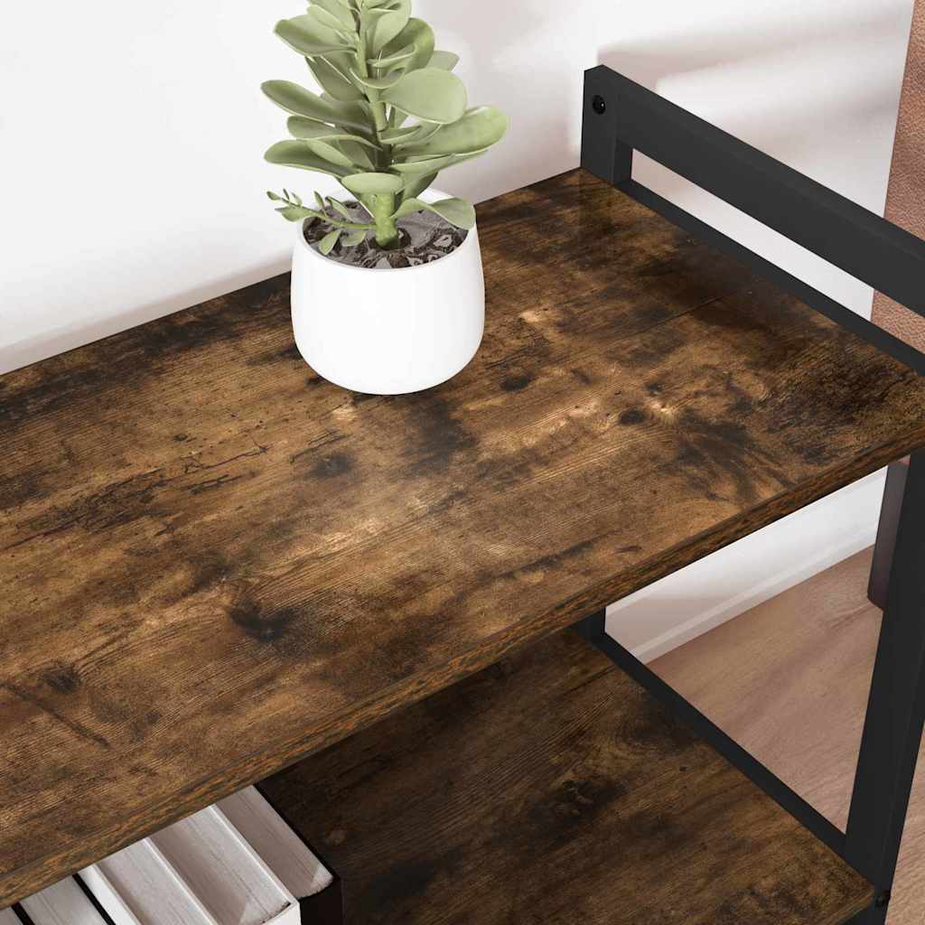 Bücherregal Räuchereiche 80 x 30 x 83 cm Holzwerkstoff