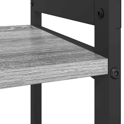 Bücherregal Grau Sonoma 80 x 30 x 83 cm Holzwerkstoff