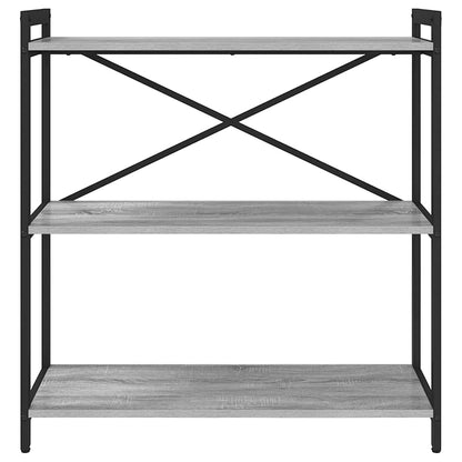 Bücherregal Grau Sonoma 80 x 30 x 83 cm Holzwerkstoff