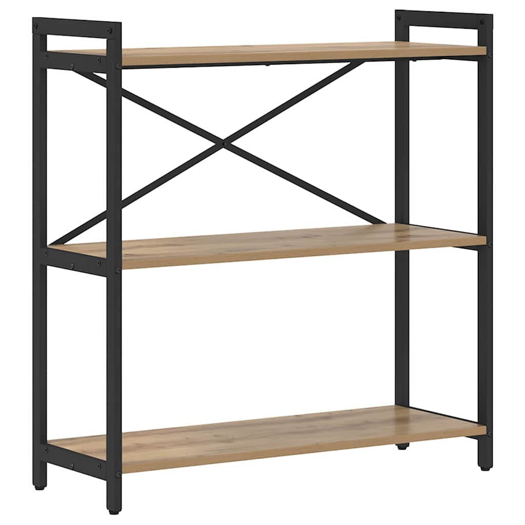 Bücherregal Artisan-Eiche 80 x 30 x 83 cm Holzwerkstoff