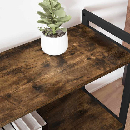 Bücherregal Räuchereiche 80 x 30 x 48,5 cm Holzwerkstoff