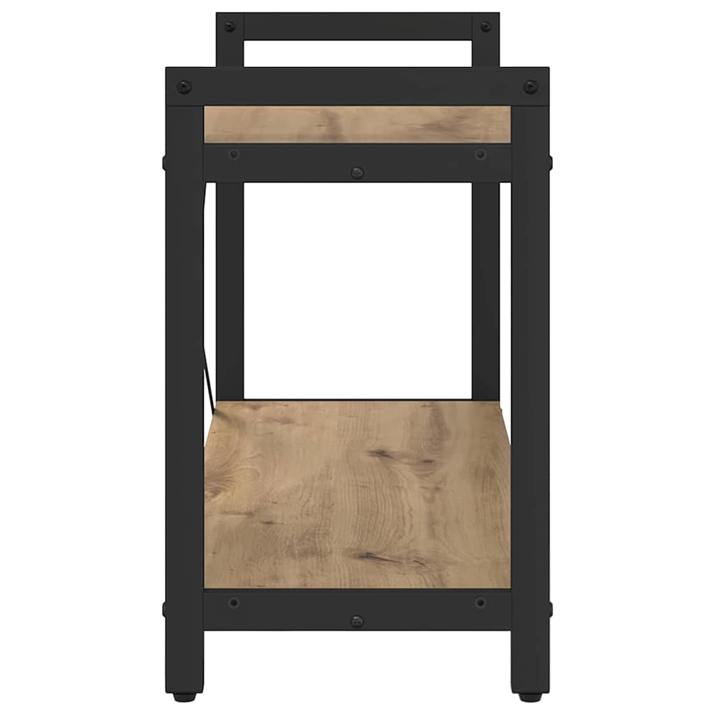 Bücherregal Artisan-Eiche 80 x 30 x 48,5 cm Holzwerkstoff