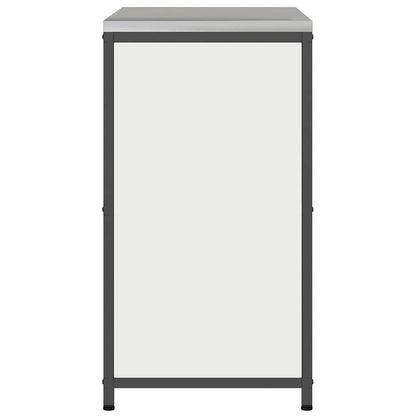 Küchenlagerregal mit Regal mit Speicher mit Tür Weiß Stahl