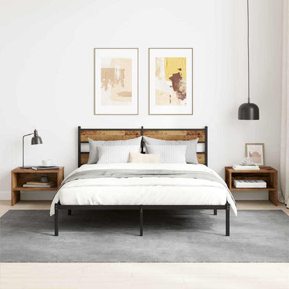 Nachttisch Altholz 40 x 40 x 30 cm Holzwerkstoff