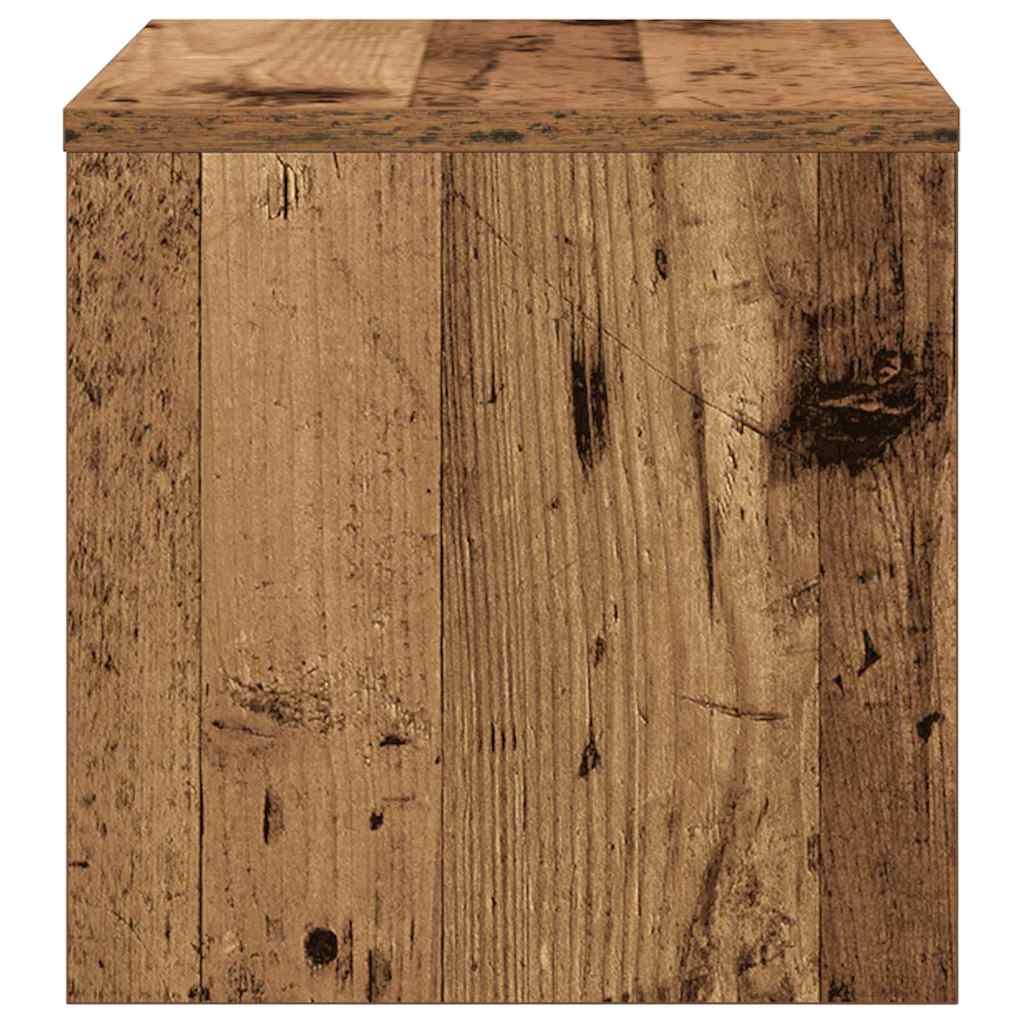 Nachttisch 2 pcs Altholz 40 x 40 x 30 cm Holzwerkstoff