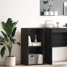 Bücherregal Schwarz Eichen-Optik 40 x 30 x 77 cm Holzwerkstoff