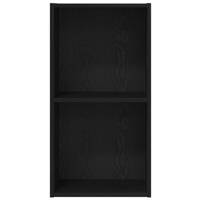 Bücherregal Schwarz Eichen-Optik 40 x 30 x 77 cm Holzwerkstoff
