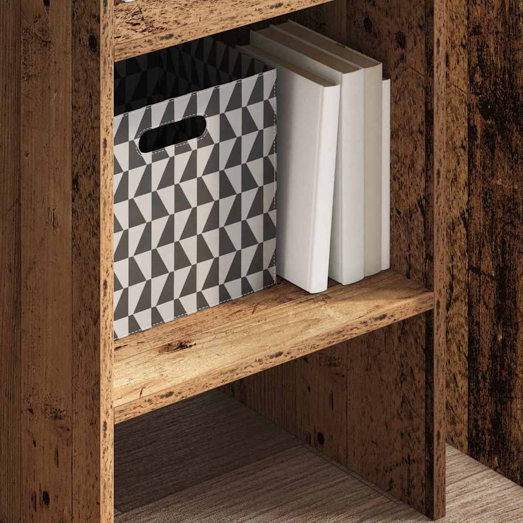 Bücherregal Altholz 40 x 35 x 180 cm Holzwerkstoff