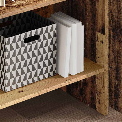 Bücherregal Altholz 60 x 35 x 180 cm Holzwerkstoff