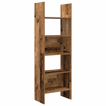 Bücherregal Altholz 60 x 35 x 180 cm Holzwerkstoff