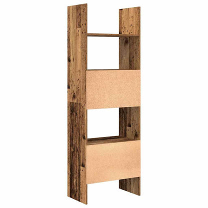 Bücherregal Altholz 60 x 35 x 180 cm Holzwerkstoff