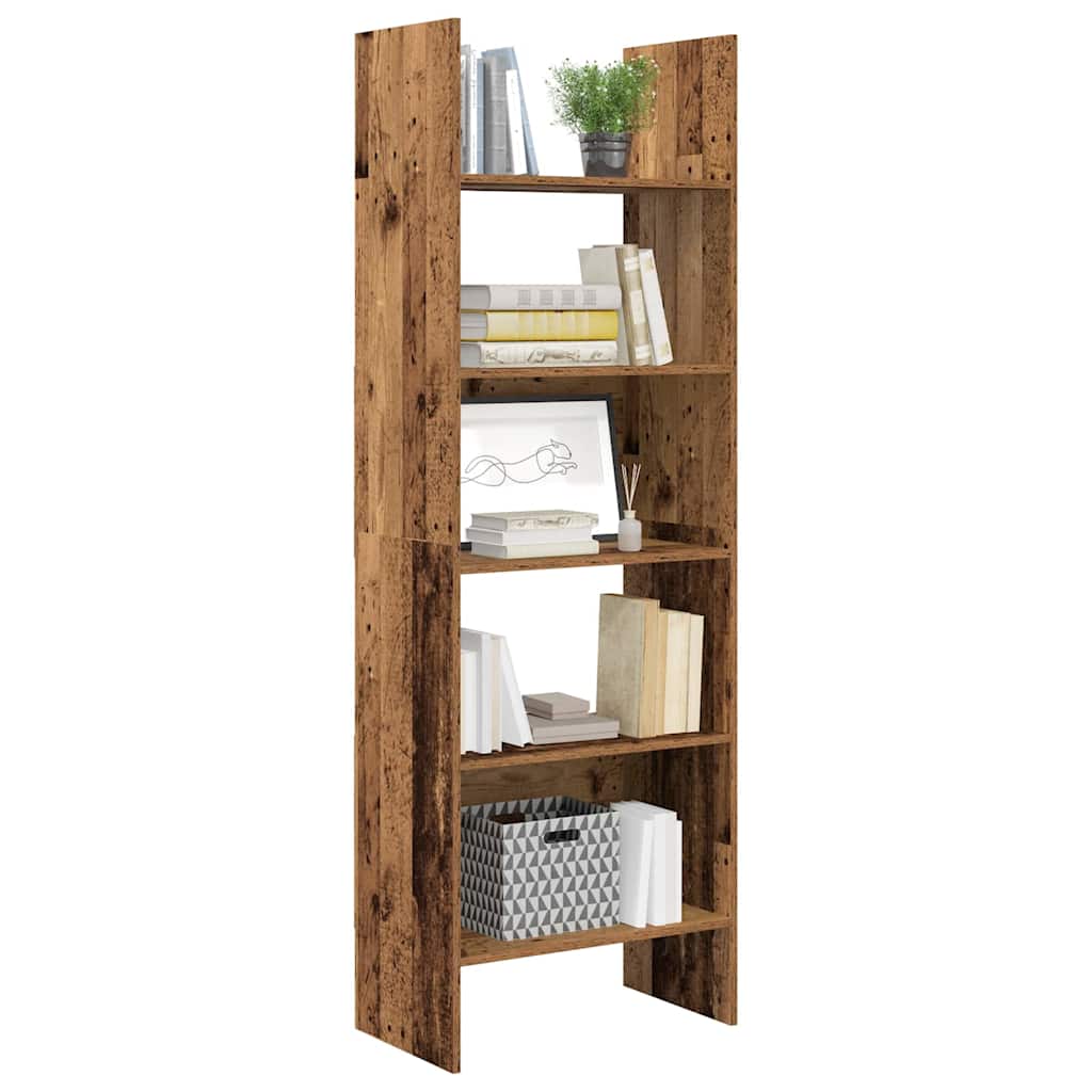 Bücherregal Altholz 60 x 35 x 180 cm Holzwerkstoff