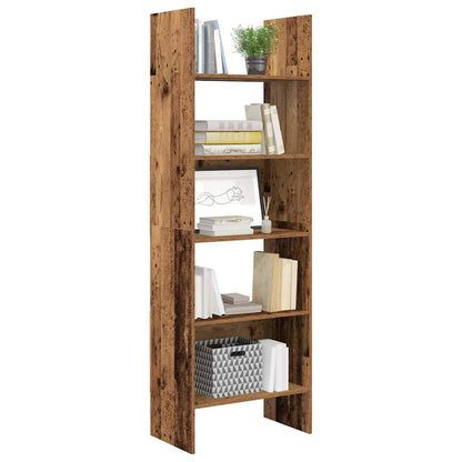 Bücherregal Altholz 60 x 35 x 180 cm Holzwerkstoff