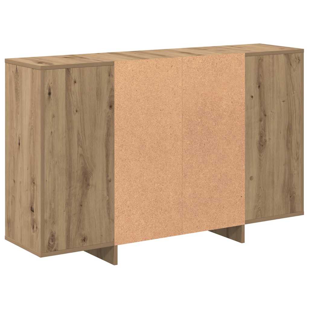 Sideboard Artisan-Eiche 120 x 30 x 75 cm Holzwerkstoff