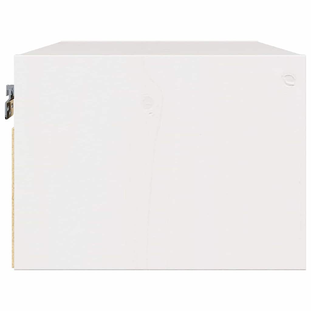 Nachttisch 2 pcs Weiß 50 x 32,5 x 24 cm Massivholz Kiefer